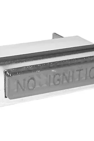 "No Ignition" Signal Light; 3/8" x 1 5/16"; Red; 28V Weekend Sale