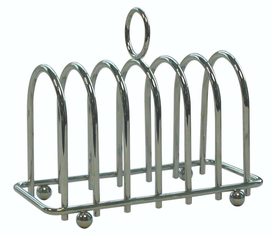 Chrome Horseshoe 6 Slice Toast Rack No Minimum Order