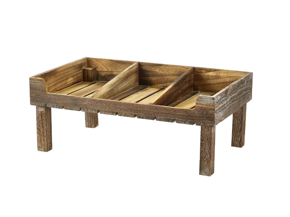 Popular Rustic Wooden Display Crate Stand