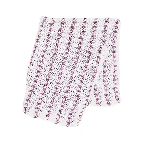 No Minimum Order Heavy Bleached Red Chunky Dishcloth