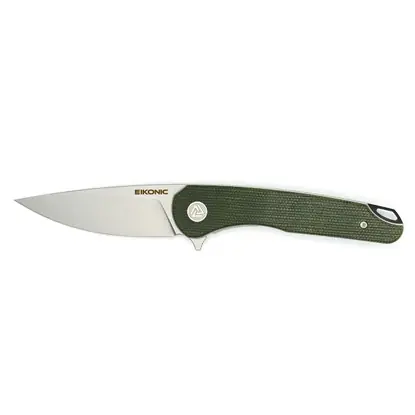 Eikonic Dromas Micarta Olive Green - 441SGN Markdown