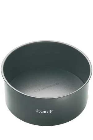 Warranty Included Loose Base Grey Round Cake Pan 9" Dia 3" Deep