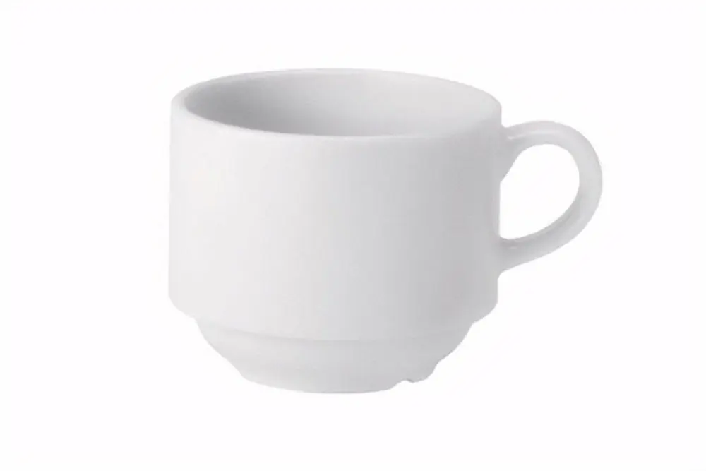 Utopia Pure White Stacking Cup Affordable