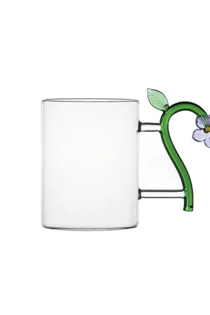 Genuine Mug with lilac flower