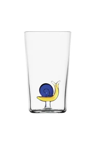 Must Have Long drink glass with snail