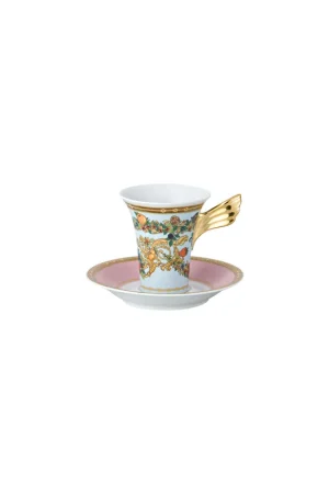 Best Choice Rosenthal Porcelain, A.D. Cup & Saucer, Butterfly Garden Le jardin de Versace
