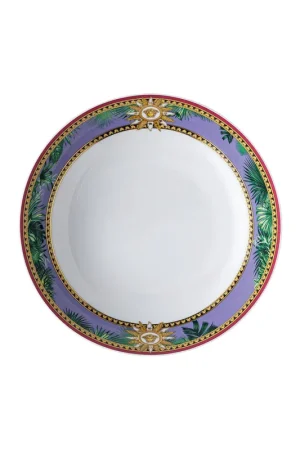 Trusted Brand Rosenthal Porcelain, Rim Soup, 8 2/3 inch, Versace Jungle Animalier Jungle Animalier