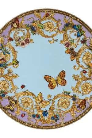 Best Choice Rosenthal Porcelain, Service Plate, 13 inch, Butterfly Garden Le jardin de Versace