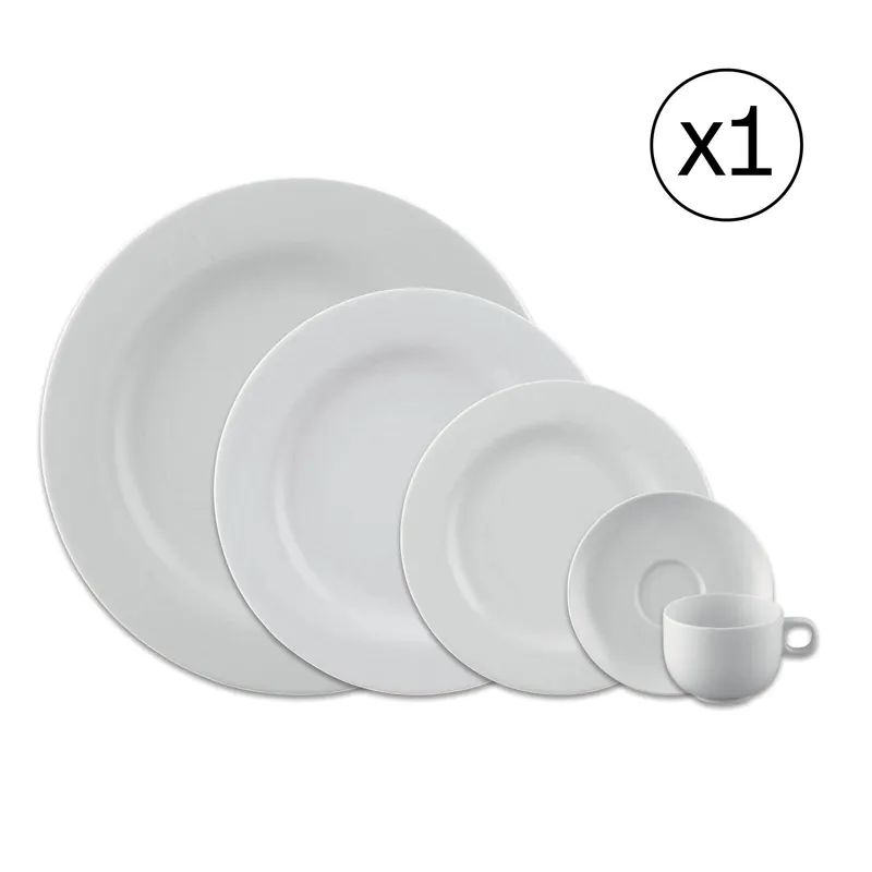 Best Price Dinnerware Set for 1 Person 5 Pieces
