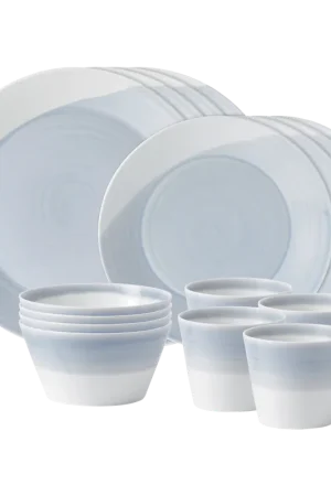 1815 Blue 16 Piece Dinner Set Holiday Sale